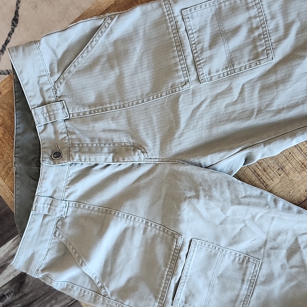 The North Face Women's Neutral Taupe Straight Leg Carpenter Canvas Pants Size 8 - Picture 2 of 12